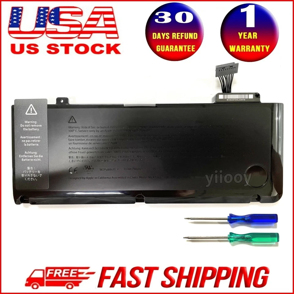 OEM Original Quality for MacBook Pro 13" A1278 2009 2010 2011 2012 Battery A1322