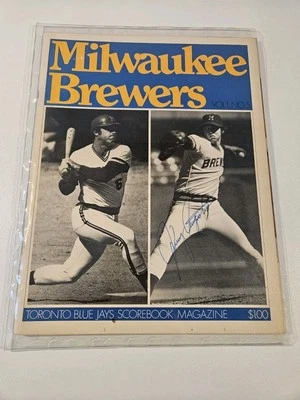 1977 Toronto Blue Jays Scorebook Magazine Vol. 1 No. -  Signed  - Image 1 of 3