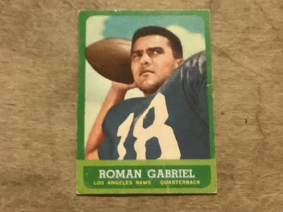 1963 Topps Roman Gabriel #37 - EX+ - Lite Corner Wear - No Creases - Well Center - Image 1 of 2