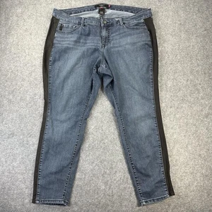 Torrid Denim Jeans Damen 20 Plus Blau Skinny Schwarz Seiteneinsatz Stretch Hose - Bild 1 von 15