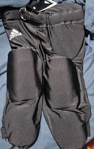 Pantalones de fútbol integrados Adidas para hombre con almohadillas negros talla pequeña nuevos con etiquetas - Imagen 1 de 5