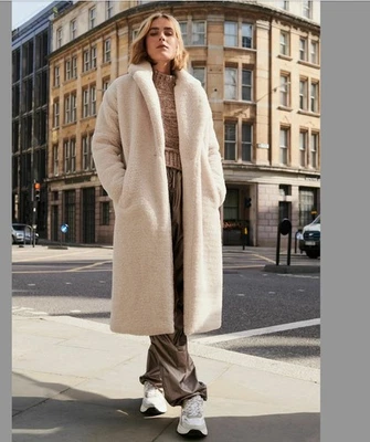 Zara длинный флис пальто размер XXL - Изображение 1 из 4