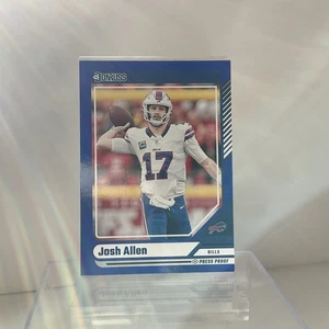 2024 Panini Donruss - Josh Allen #300 Blue Press Proof, Bills Color Match - Picture 1 of 2
