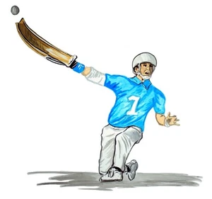 Jai Alai Player Printed Vinyl Decal High Quality Window Car SUV Truck Auto - Picture 1 of 1