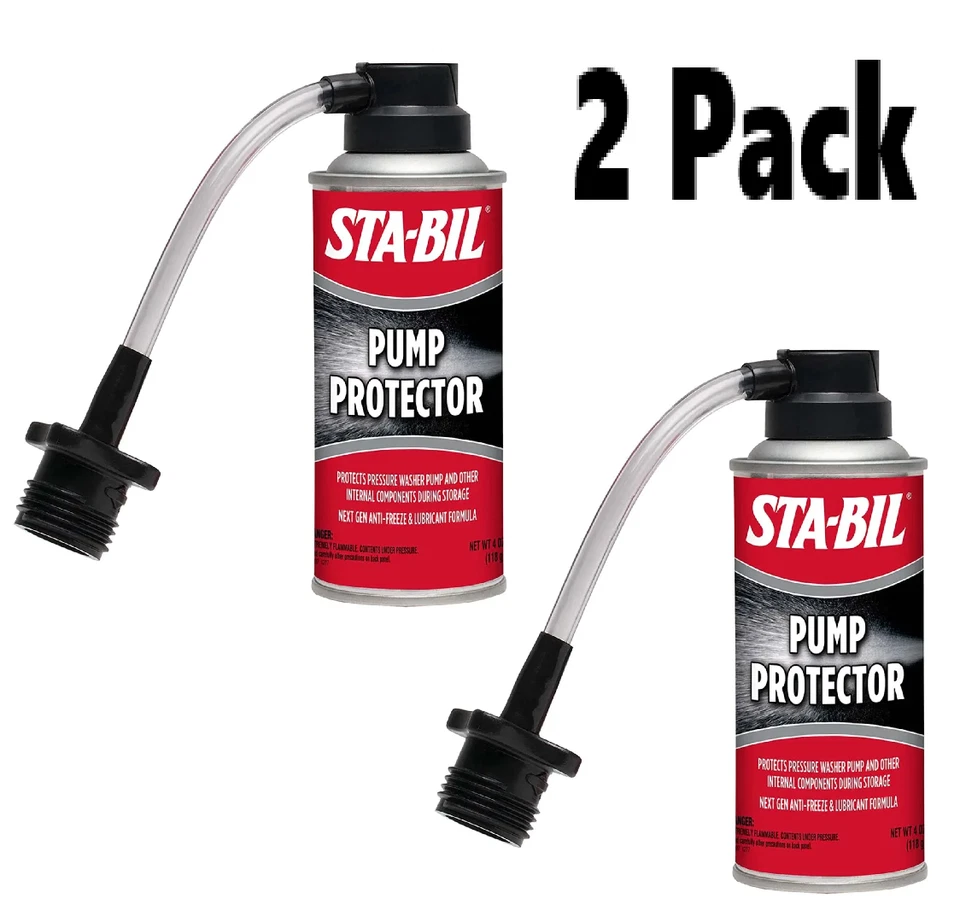 STA-BIL Pressure Washer Pump Protector Pistons Seals Saver Lubricant Anti-Freez