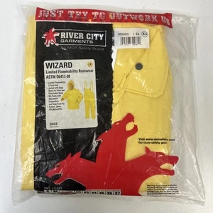 GIACCA WIZARD LIMITED INFIAMMABILITY RAINWEAR ASTM D6413-08 3003 (X5) - Foto 1 di 4