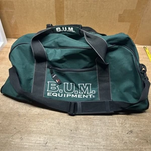 Vintage Green B.U.M. Equipment Blue Gym Duffel Travel Bag 24x12x12 - Picture 1 of 6