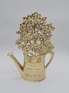 Vintage Earring Holder Torino Water Can Gold Tone - Picture 1 of 3