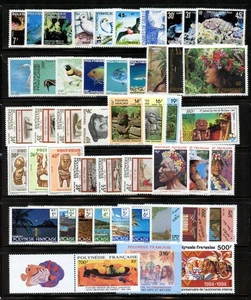 French Polynesia #327\\936, B1\\B13 (F622) Mini Collection, M,NH,LH,CV$205.30 - Picture 1 of 2