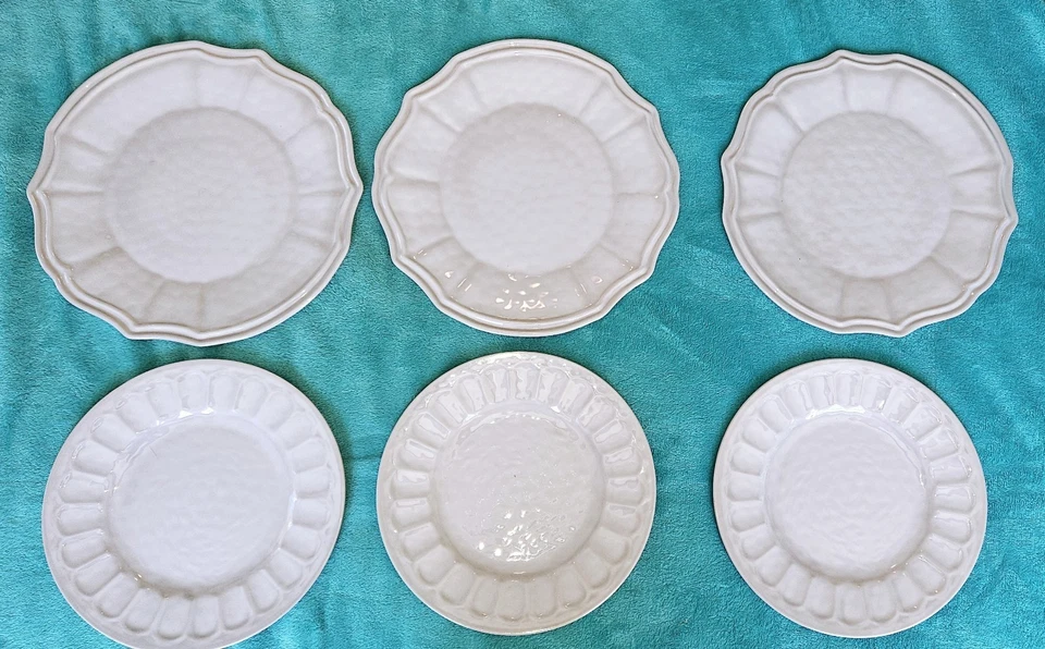 William Sonoma Melamina French Country Juego de 6 ~3 Platos de Cena ~3 Platos de Ensalada Foto 1 de 4