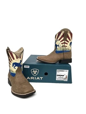 Ariat 4LR Niños Western Dinero Botas Talla 3 10034063 Nuevas Foto 1 de 4