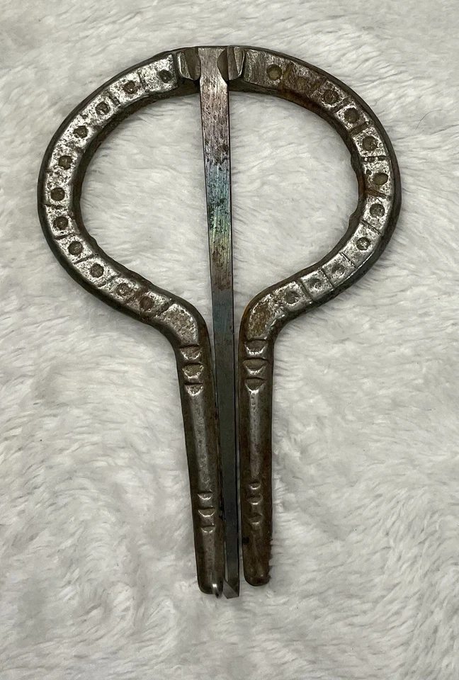 Arpa de mandíbula antigua de colección de los años 30 hecha en Inglaterra instrumento de boca arpa judía Foto 1 de 4