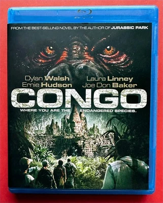 CONGO Blu Ray Movie Michael Crichton Gorilla Sci Fi Adventure Laura Linney LikeN - Image 1 of 4