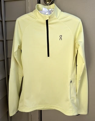 On Run On Clouds Women's XS Hay (Yellow) 100% Polyester Climate Shirt - Image 1 of 4