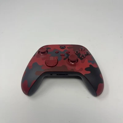 Microsoft Xbox Wireless Video Game Controller Model 1914 Camouflage Red Tested - Image 1 of 4