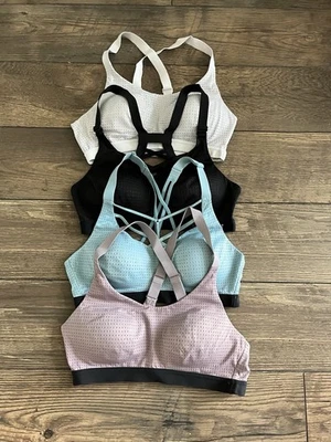 Sujetadores deportivos VSX Victorias Secret para mujer talla 34B espalda deportiva sin cables paquete de 4 Foto 1 de 4
