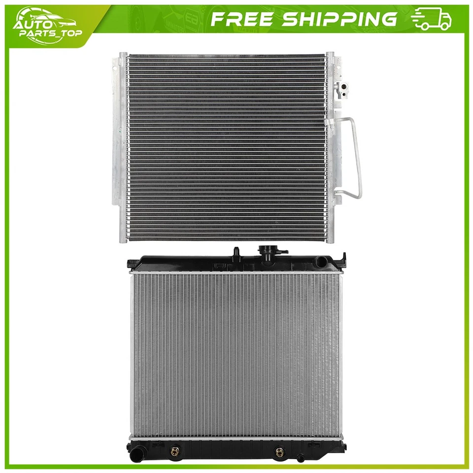 Aluminum Radiator and AC Condenser Cooling Kit For 04-11 2012 Chevrolet Colorado - Image 1 of 1