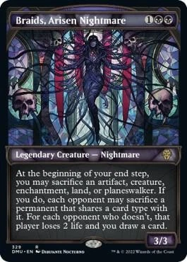 Braids, Arisen Nightmare (Textured Foil) Dominaria United NM MTG - Image 1 of 1