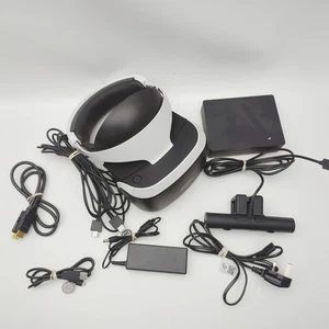 Playstation 4 PS4 VR1 Virtual Reality Headset & Camera EAR PHONES MISSING* - Picture 1 of 4