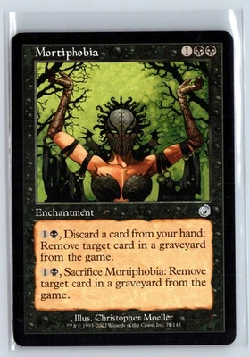 (2x) MORTIPHOBIA - Torment – MTG Magic the Gathering Card - Uncommon - Image 1 of 4