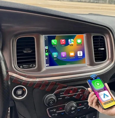 8.4" CAR STEREO FOR DODGE CHARGER 2011-2023 CARPLAY ANDROID 14 GPS NAVI WIFI - Image 1 of 4
