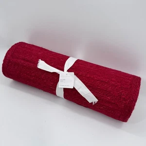 Pottery Barn Colton Table Runner – 18" x 108" – Red - Picture 1 of 7