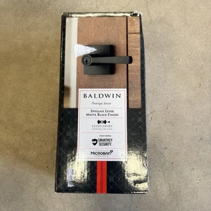 Baldwin Spyglass Leva Prestige Serie SmartKey Leva Ingresso Chiave Nero Opaco - Foto 1 di 1
