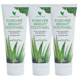 3 Stück - Forever Bright Zahnpasta Toothgel Zahncreme 130g Ohne Fluoride - Bild 1 von 4