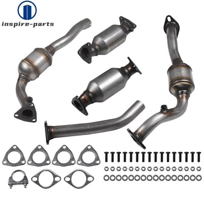 Juego de cuatro convertidores catalíticos para Nissan Xterra/Frontier 2001-2004 3,3 L Foto 1 de 4