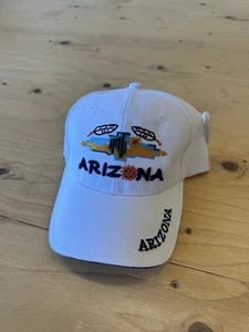 State of Arizona Unisex Hut verstellbarer Riemen Kappe Kaktus Sonne Feder bestickt - Bild 1 von 3
