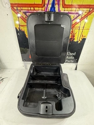 Dodge Ram 1500 2002-2008 consola central cuero negro reposabrazos tapa OEM Foto 1 de 4