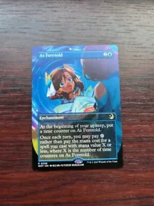 1x ANIME BORDERLESS AS FORETOLD - Eldraine - MTG - Magic the Gathering - Foto 1 di 1