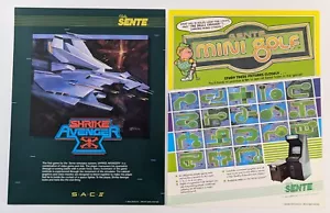 Bally Sente Original Flyers Shrike Avenger 1984 y Mini Golf 1985 - Imagen 1 de 8