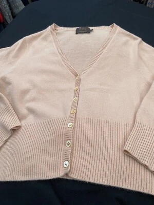 Pure Cashmere Women’s Cardigan Size 12 - Image 1 of 4