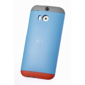 CASE GENUINE HTC HC C940 Double Dip Hard Shell Case for HTC ONE M8 - Grey/Red