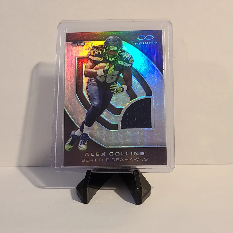 2016 Panini Infinity Alex Collins #'D /288 Silver Refractor Patch Relic SP - Image 1 of 3