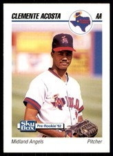 1992 SkyBox Team Sets AA Clemente Acosta Midland Angels #451
