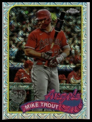 2024 Topps #T89C-17 Mike Trout 1989 Topps Baseball 35th Anniversary Chrome - Image 1 of 2