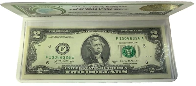 PRICE DROP-2017-2 Dollar Bill US OTC Gold Seal High Quality Great Gifts - Image 1 of 4