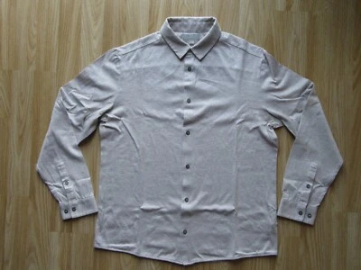 Mens COS Grey Stretch Cotton Casual Shirt Top Long Sleeve Sz S Small / 170 Great - Image 1 of 4