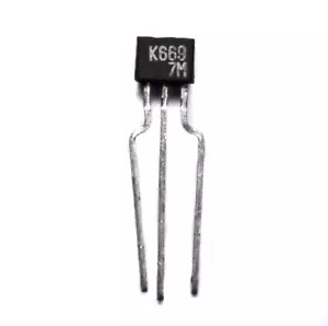 10pc MOS FET N Channel Switching Transistor 2SK669 * 50V 0.1A 0.2W TO-92 * Sanyo - Picture 1 of 1