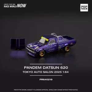 POP RACE PANDEM DATSUN 620 TOKYO AUTO SALON 2025 ~ 1/64 - Foto 1 di 4