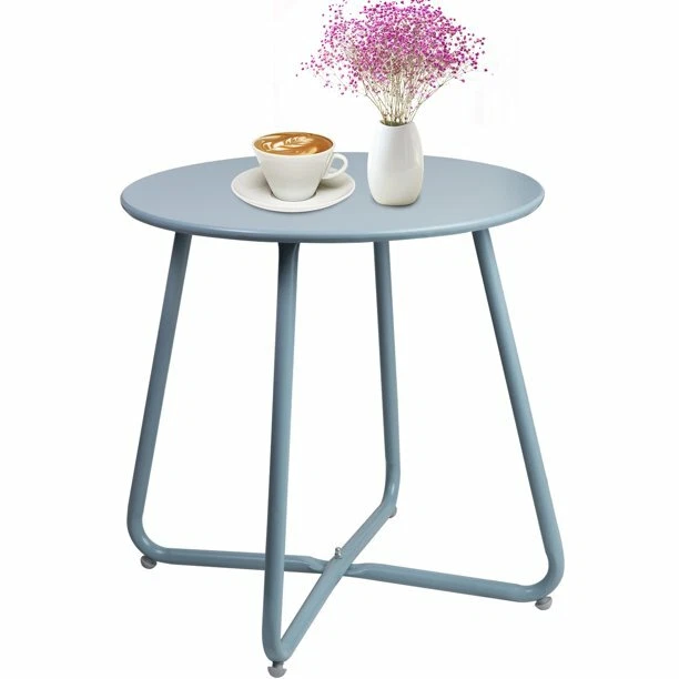 CERBIOR Metal End Table Round Sofa Side Table Nightstand for Living Room Bedroom - Image 1 of 1