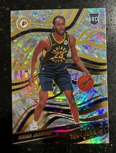 2021-22 Panini Revolution Rookies Fractal Isaiah Jackson #107 Rookie RC - Bild 1 von 2