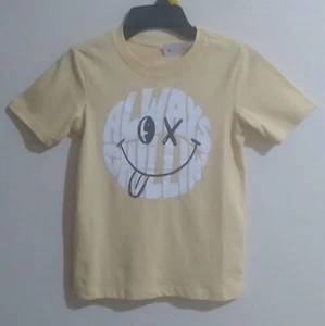 Clothing Kids Boys Wonder Nation Yellow T Shirts XS 4-5 0094 - Picture 1 of 5