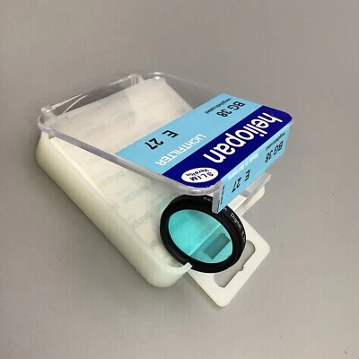 Heliopan Digital E 27mm BG 38 Infrared and UV Blocking Filter - Image 1 of 4