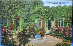 De colección La - Nueva Orleans - Courtyard of Little Theatre - no publicado - Imagen 1 de 2