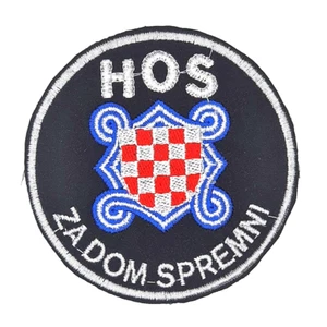 CROATIA HRVATSKA - Clothes Patch HOS Za Dom Spremni (small) - Picture 1 of 1