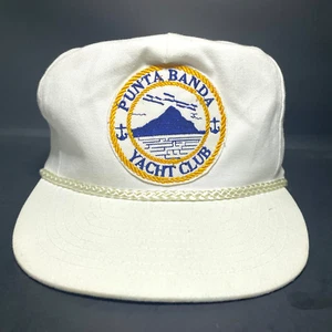 PUNTA BANDA YACHT CLUB STRAPBACK HAT (WHITE) - Picture 1 of 7