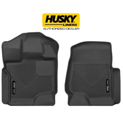 HUSKY 53341 X-Act Contour Front Floor Mats for 15-25 Ford F150 SuperCrew SuperCb - Image 1 of 4